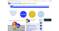 Desktop Screenshot of kickballlegends.com